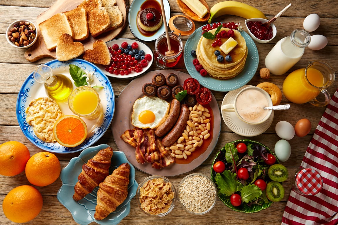 Breakfast Buffet Spread